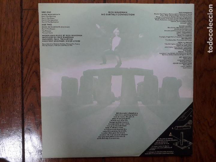 Discos de vinilo: Rick Wakeman - no earthly connection - Foto 3