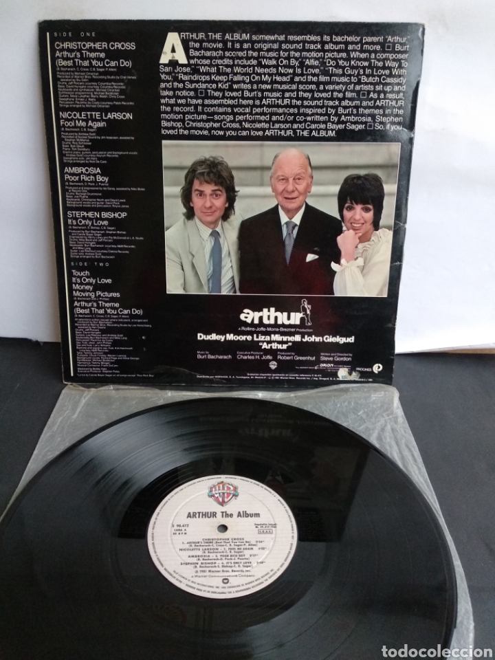 Discos de vinilo: *ARTHUR. SPAIN. WARNER. 1982. LX1.3 - Foto 2