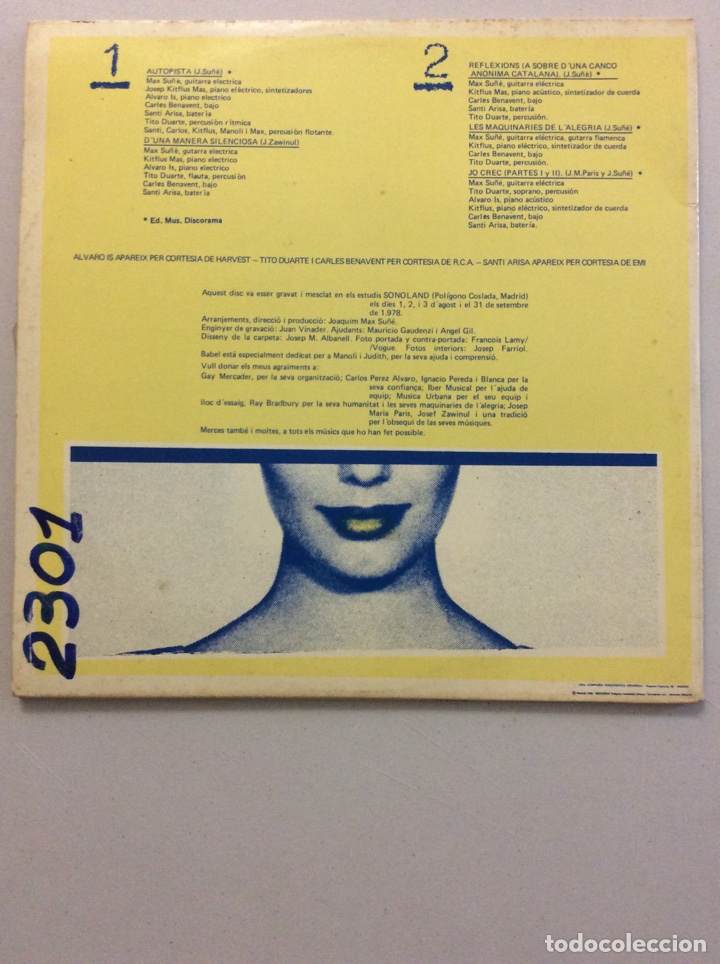 Discos de vinilo: Max. Babel. - Foto 2