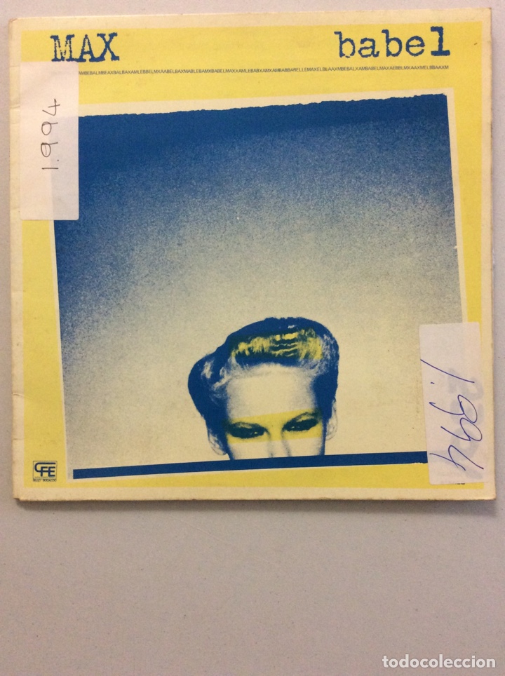 Discos de vinilo: Max. Babel. - Foto 1