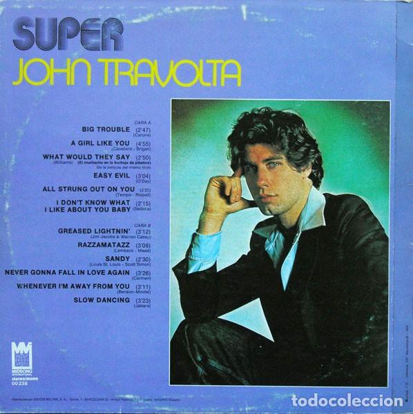 Discos de vinilo: John Travolta &lrm;&ndash; Super John Travolta - Foto 2