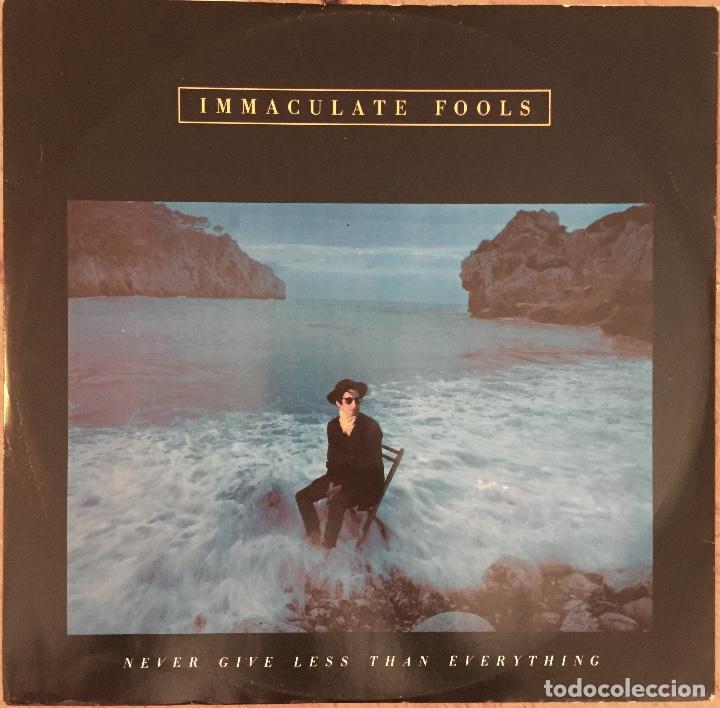 Discos de vinilo: IMMACULATE FOOLS : NEVER GIVE LESS THAN EVERYTHING [A&M - UK 1987] 12&rdquo; - Foto 1