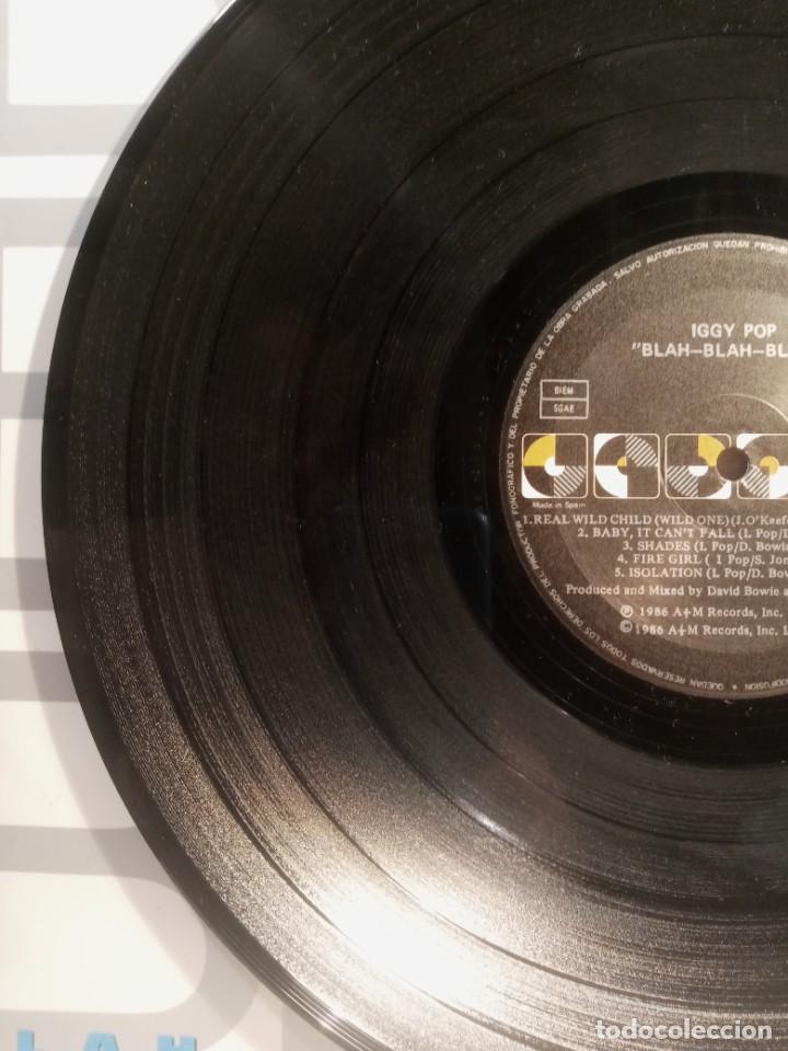 Discos de vinilo: IGGY POP - BLAH-BLAH-BLAH. - Foto 3