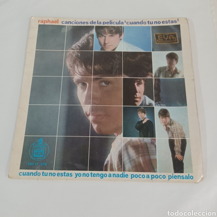 Discos de vinilo: RAPHAEL - CANCIONES DE LA PELICULA ( CUSNDO TU NO ESTAS ) 1966 HISPAVOX - Foto 5