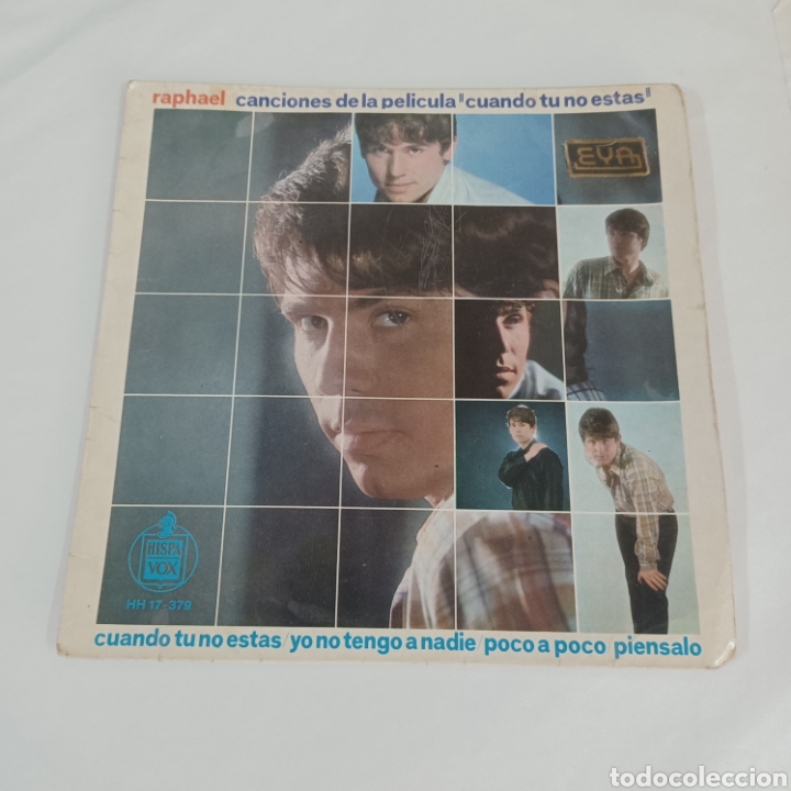 Discos de vinilo: RAPHAEL - CANCIONES DE LA PELICULA ( CUSNDO TU NO ESTAS ) 1966 HISPAVOX - Foto 1