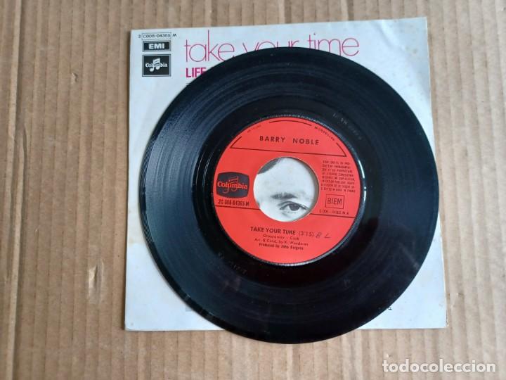 Discos de vinilo: BARRY NOBLE - TAKE YOUR TIME SINGLE EDICION FRANCIA - Foto 2