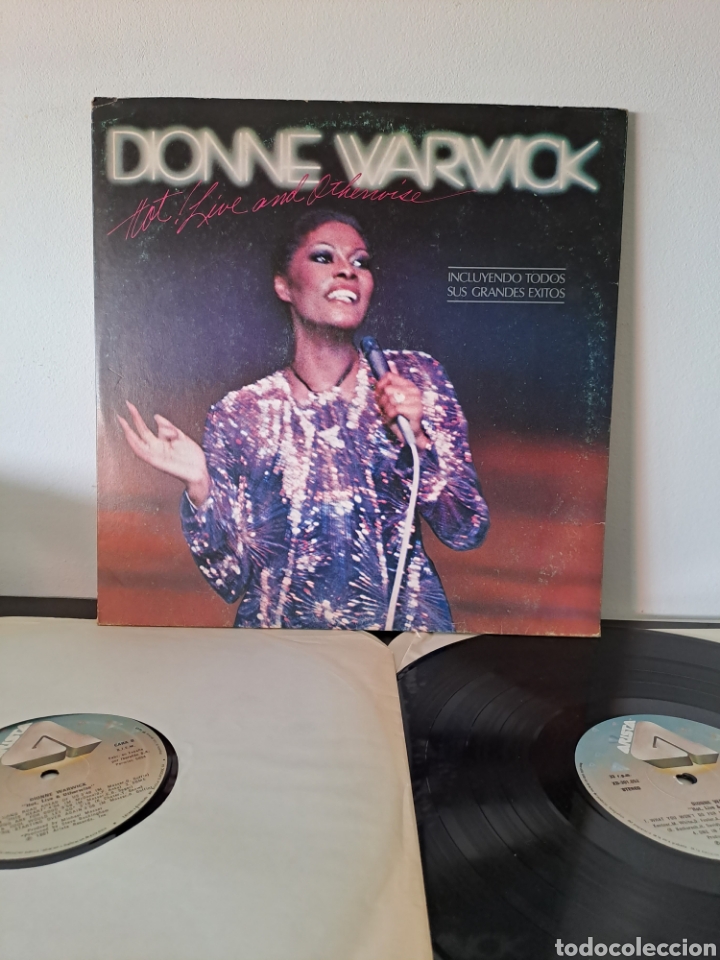Discos de vinilo: *Dionne Warwick&nbsp;&ndash;&nbsp;Hot ! Live And Otherwise. LA.3 - Foto 1