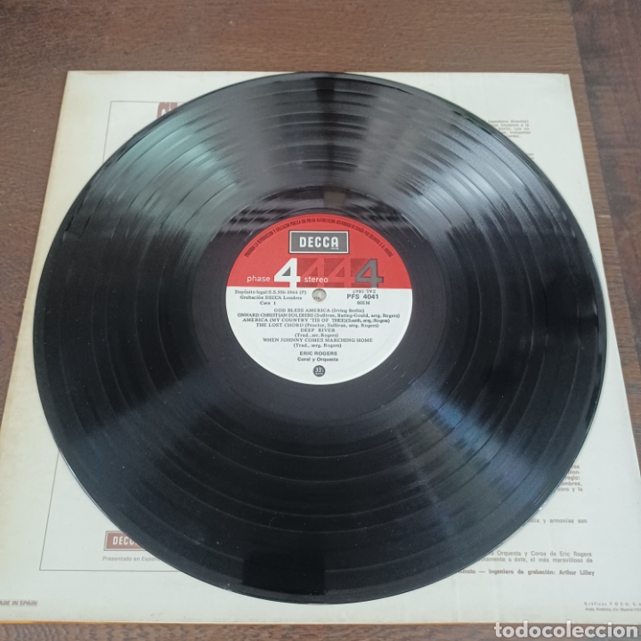Discos de vinilo: ORQUESTA Y COROS ERIC ROGERS - GLORY, GLORY, HALLELUJAH - Foto 3