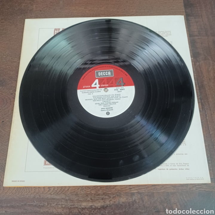 Discos de vinilo: ORQUESTA Y COROS ERIC ROGERS - GLORY, GLORY, HALLELUJAH - Foto 4
