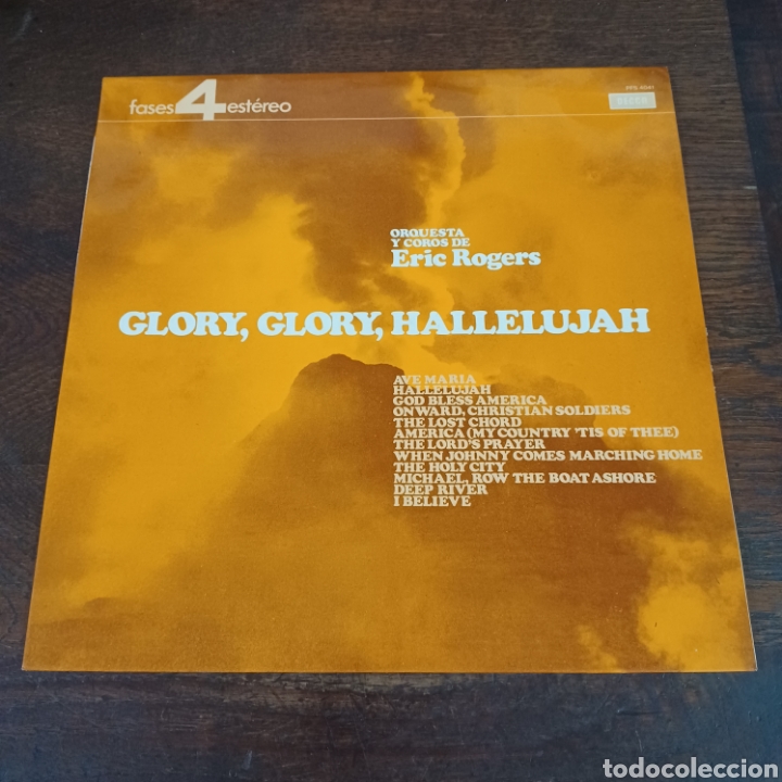 Discos de vinilo: ORQUESTA Y COROS ERIC ROGERS - GLORY, GLORY, HALLELUJAH - Foto 1