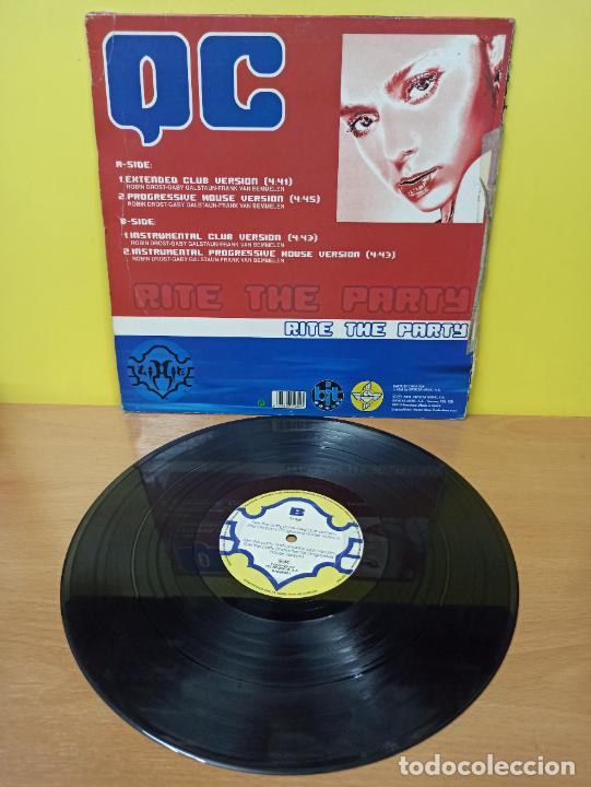 Discos de vinilo: MAXI SINGLE DISCO VINILO QC RITE THE PARTY - Foto 2