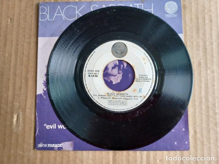 Discos de vinilo: BLACK SABBATH - THE WIZARD SINGLE 1970 EDICION FRANCIA - Foto 3