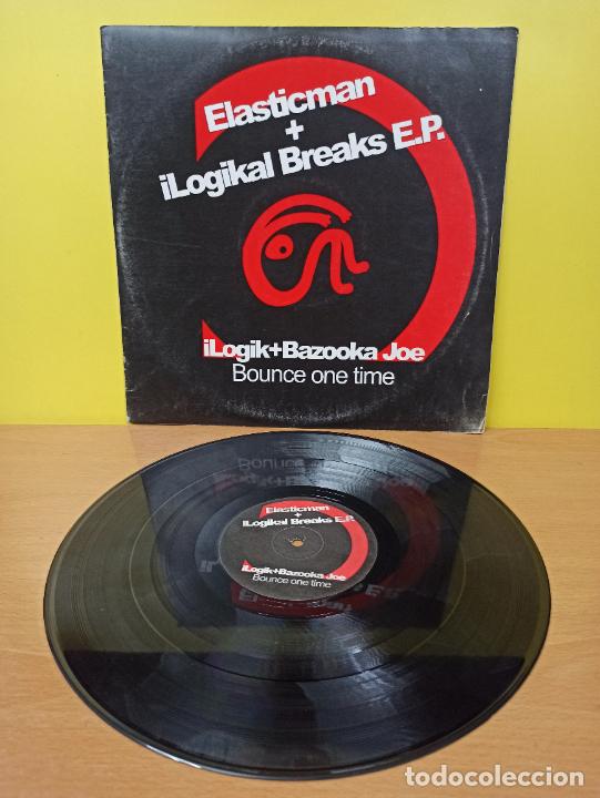 Discos de vinilo: MAXI SINGLE DISCO VINILO ELASTICMAN + ILOGIKAL BREAKS E.P. - Foto 1