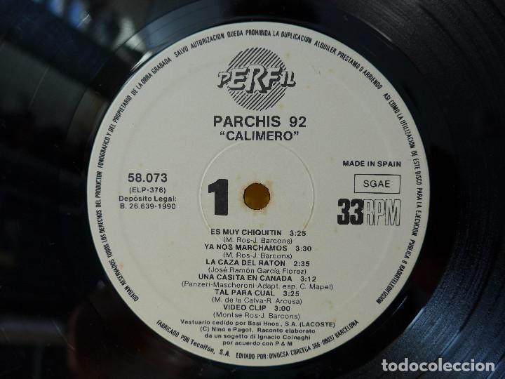 Discos de vinilo: PARCHIS 92 - CALIMERO - Foto 5