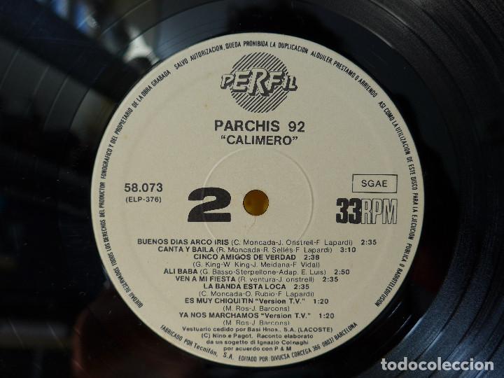 Discos de vinilo: PARCHIS 92 - CALIMERO - Foto 7