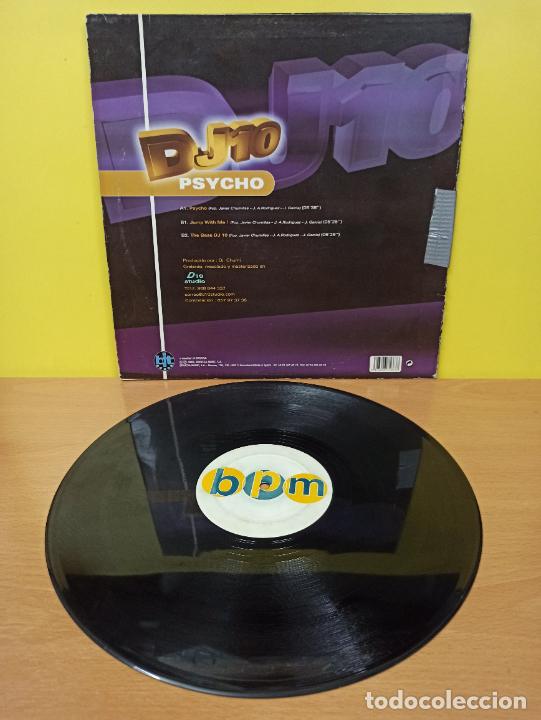 Discos de vinilo: MAXI SINGLE DISCO VINILO DJ10 DJ 10 PSYCHO - Foto 2