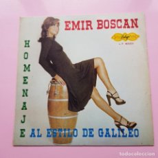 Discos de vinilo: LP-EMIR BOSCAN Y SU ORQUESTA-HOMENAJE AL ESTILO DE GALILEO-1976-COLOMBIA-EXCELENTE-FUNDAS-COLECCI
