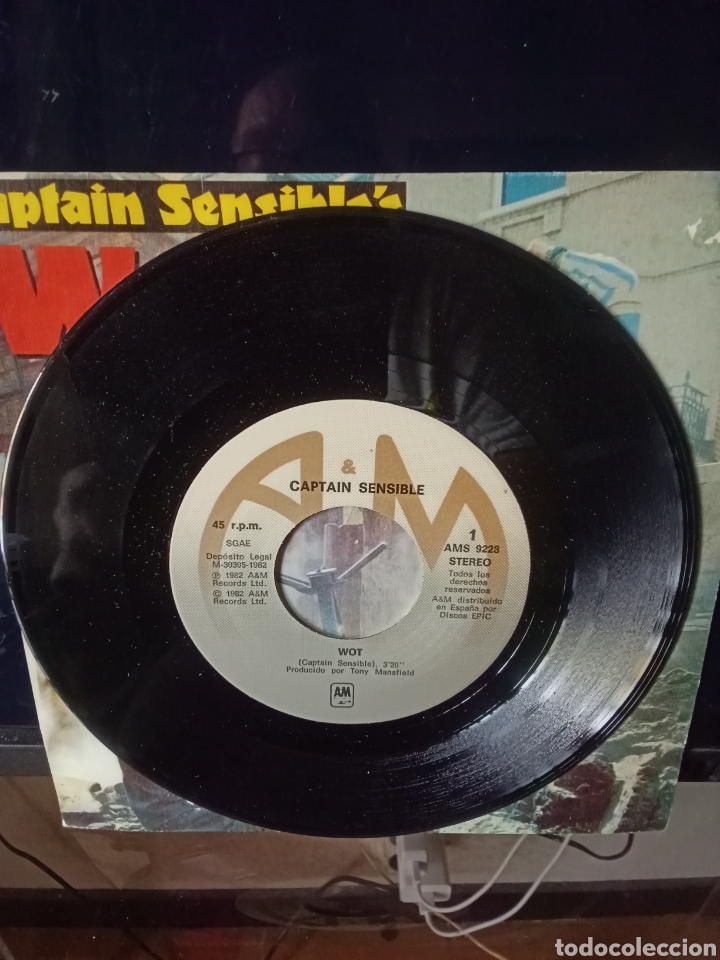 Discos de vinilo: CAPTAIN SENSIBLE,S. 1982. Copia Spain CBS. - Foto 3