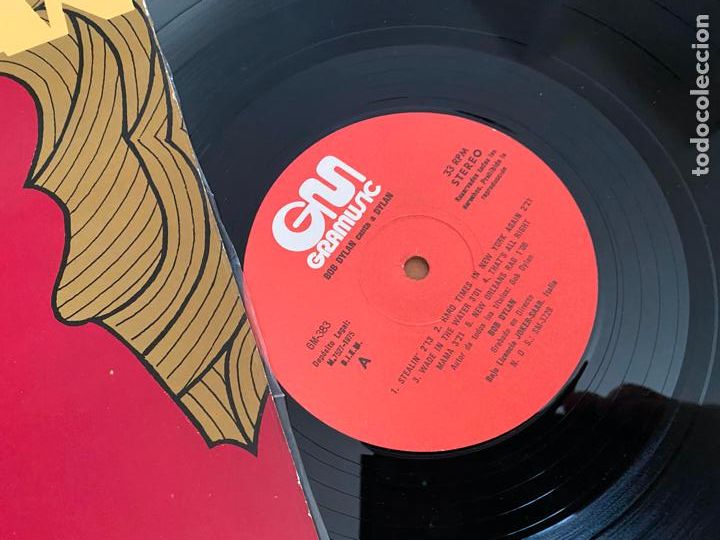 Discos de vinilo: BOB DYLAN (CANTA A DYLAN) LP ESPA&Ntilde;A 1976 (B-56) - Foto 2