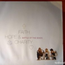 Discos de vinilo: WEA – YZ 480 T - FAITH, HOPE & CHARITY – BATTLE OF THE SEXES. Lote 355830160