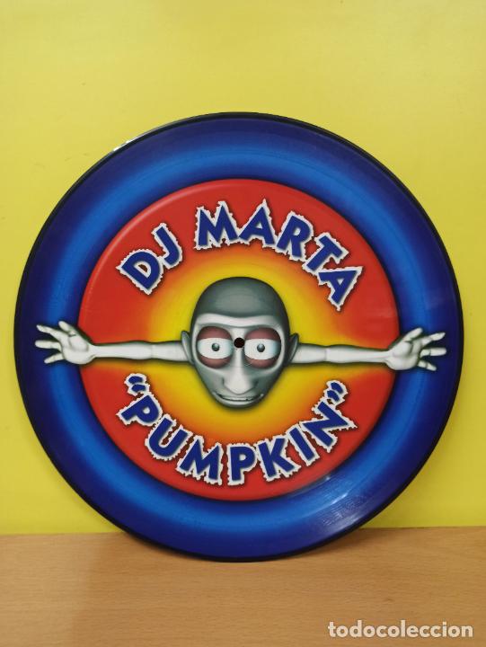 Discos de vinilo: MAXI SINGLE DISCO VINILO PICTURE DISC DJ MARTA PUMPKIN - Foto 1