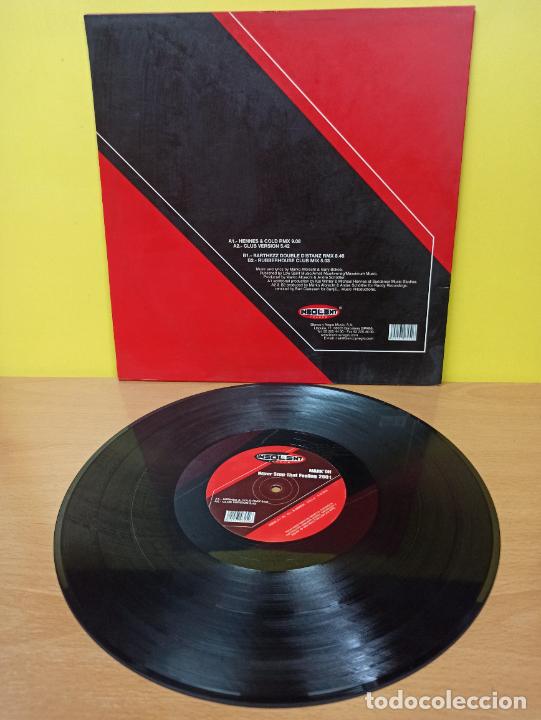 Discos de vinilo: MAXI SINGLE DISCO VINILO MARK&acute;OH NEVER STOP THAT FEELING 2001 - Foto 2