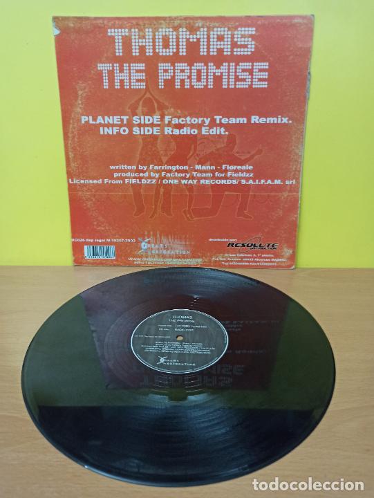 Discos de vinilo: MAXI SINGLE DISCO VINILO THOMAS THE PROMISE - Foto 2