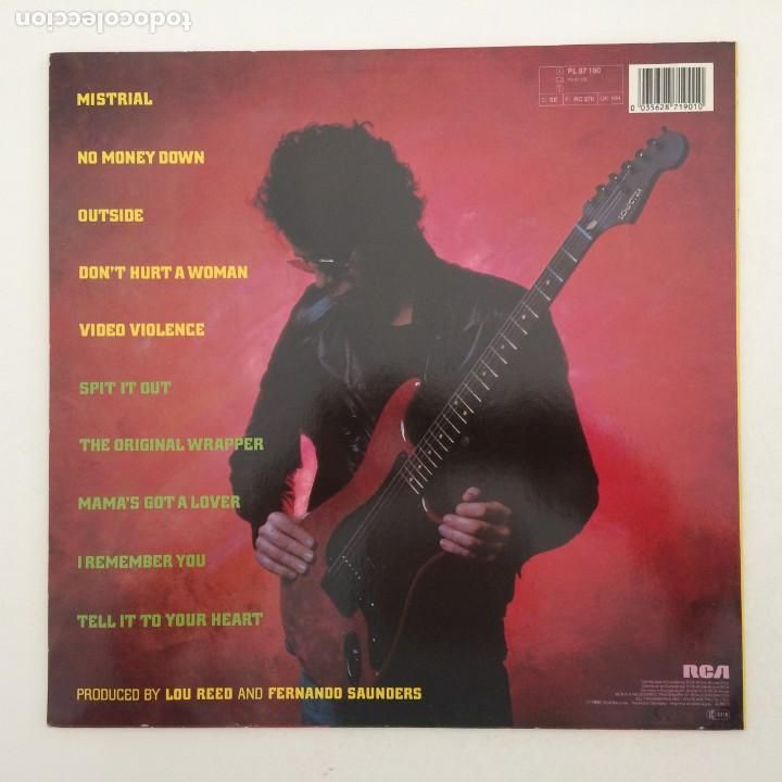 Discos de vinilo: Lou Reed &lrm;&ndash; Mistrial , Germany 1986 RCA - Foto 2