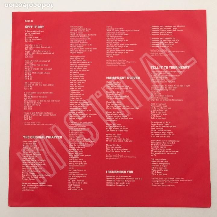 Discos de vinilo: Lou Reed &lrm;&ndash; Mistrial , Germany 1986 RCA - Foto 4