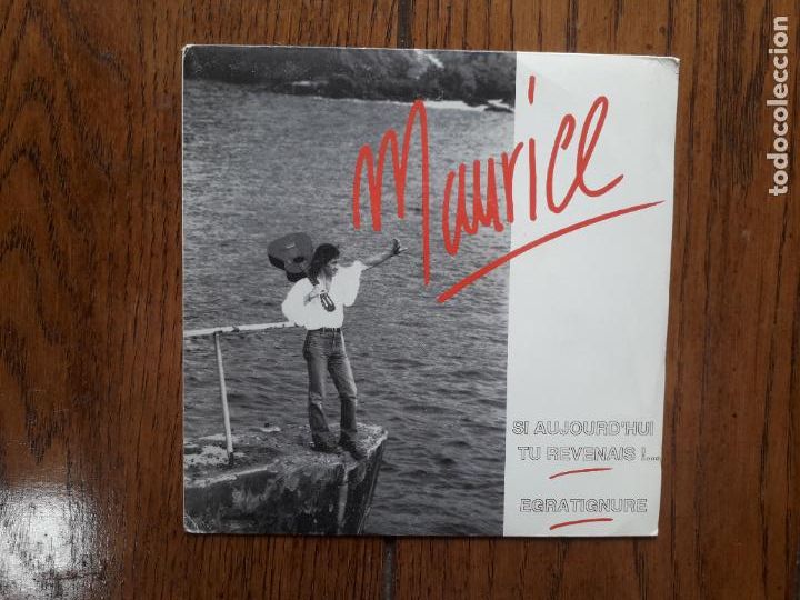 Disques de vinyle: Maurice Guyot - si aujourd'hui tu revenais + egratignure