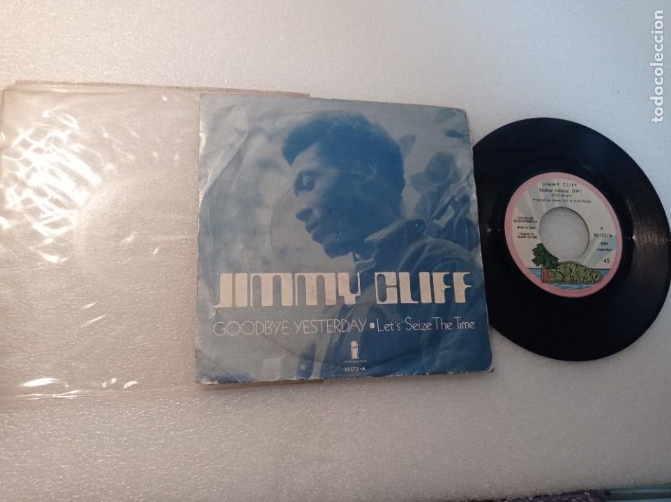 Discos de vinilo: Single Jimmy Cliff &ndash; Goodbye Yesterday / Lets Seize The Time - Foto 1