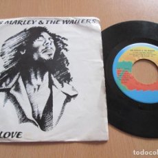 Discos de vinilo: BOB MARLEY & THE WAILERS - IS THIS LOVE? / CRISIS. SINGLE, SPANISH 7”, 1978 ED. BUEN ESTADO