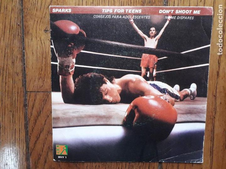 Discos de vinilo: Sparks - tips for teens + dont shoot me - Foto 1