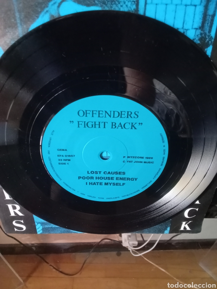 Discos de vinilo: OFFENDERS. 1989. BITZCORE Records . 5 Temas - Foto 3