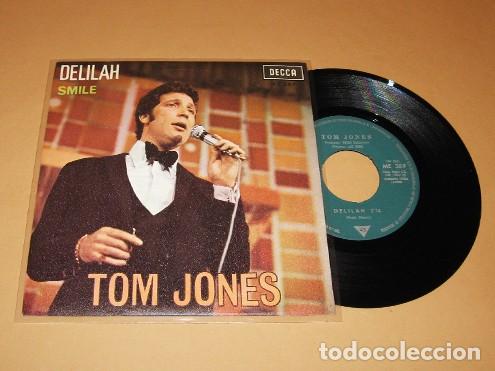Discos de vinilo: TOM JONES - DELILAH - SINGLE - 1967 - NUEVO - Foto 1