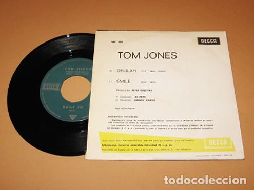 Discos de vinilo: TOM JONES - DELILAH - SINGLE - 1967 - NUEVO - Foto 2