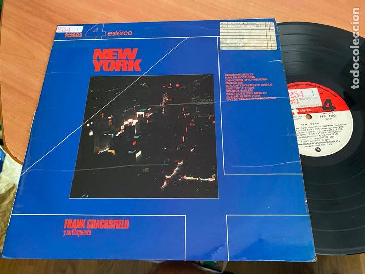 Discos de vinilo: FRANK CHACKSFIELD (NEW YORK) LP (B-56) - Foto 1