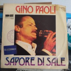 Dischi in vinile: GINO PAOLI - SAPORE DI SALE