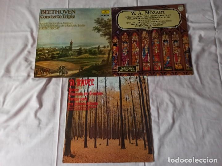 Discos de vinilo: MOZART, BEETHOVEN Y RAVEL - Foto 1