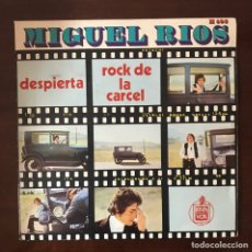 Discos de vinilo: DISCO SINGLE VINILO MIGUEL RIOS DESPIERTA ROCK DE LA CARCEL HISPA VOX. Lote 356215820