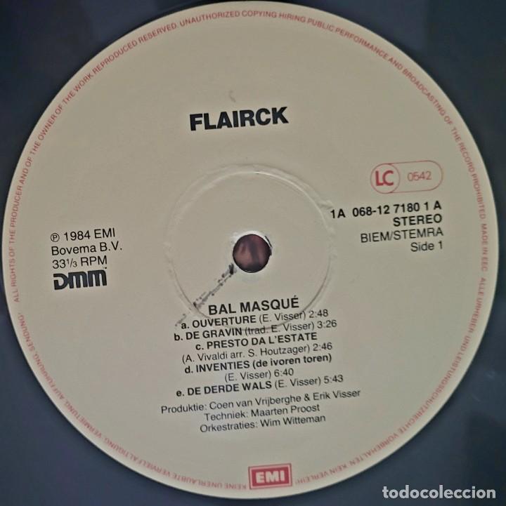 Discos de vinilo: FLAIRCK. BAL MASQUE. 1984 - Foto 5