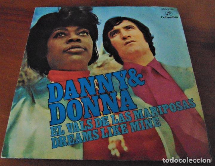 Discos de vinilo: Danny & Donna &ndash; El Vals De Las Mariposas - SINGLE 1971 - Foto 1