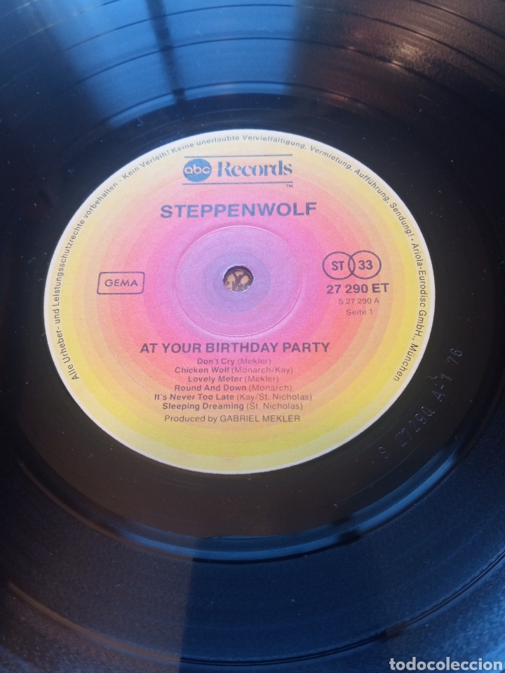 Discos de vinilo: Steppenwolf- At your birthday party - Foto 3