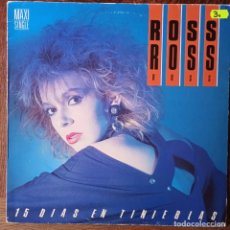 Discos de vinilo: ROSS - 15 DIAS EN TINIEBLAS/ MUNDO MUERTO - MAXI SINGLE 1985 ELECTRONICA.