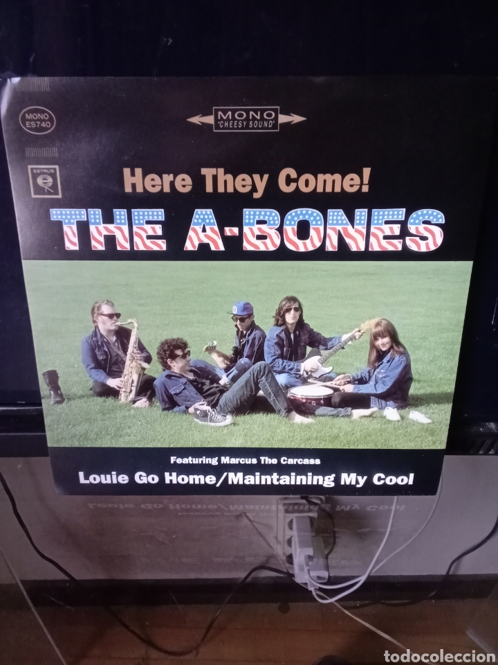 Discos de vinilo: THE A- BONES 1992 featuring MarcusThe Carcass. ESTRUS Records - Foto 1
