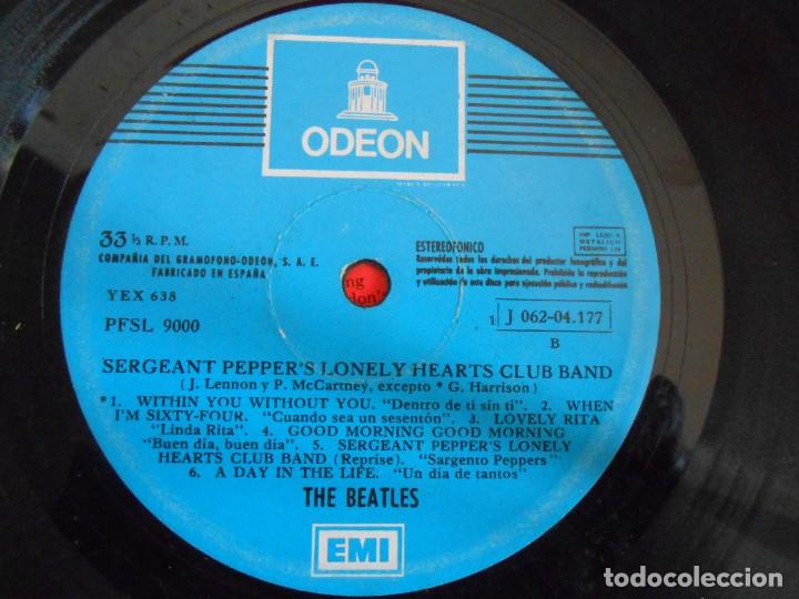 Discos de vinilo: BEATLES -SARGENT PEPPERS 1967 - Foto 5