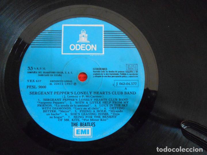 Discos de vinilo: BEATLES -SARGENT PEPPERS 1967 - Foto 6