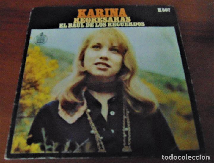 Discos de vinilo: KARINA - REGRESARAS - SINGLE 1969 - Foto 1