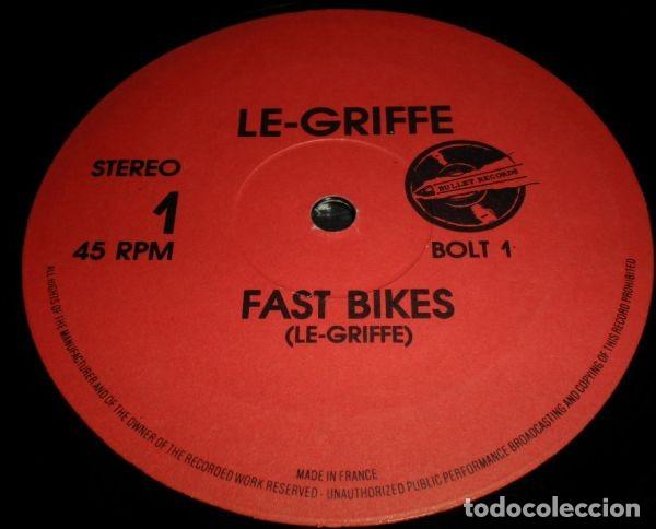 Discos de vinilo: Le Griffe &ndash; Fast Bikes - Foto 3