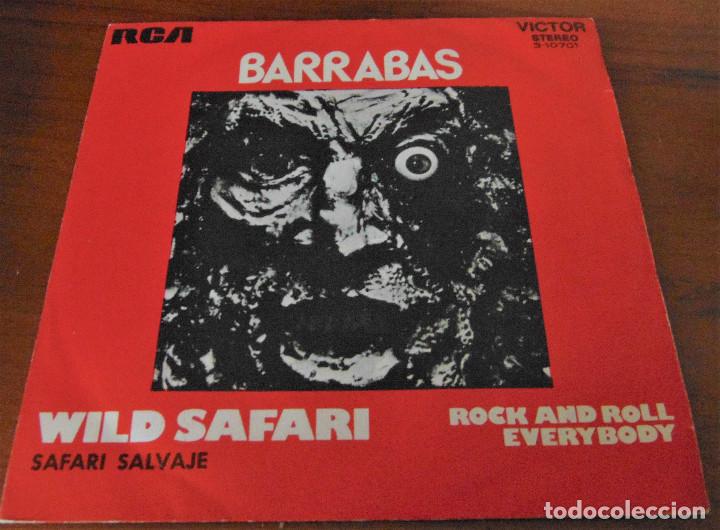 Discos de vinilo: BARRABAS - WILD SAFARI - SINGLE 1972 - Foto 1